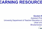 What are learning resources (definition)
